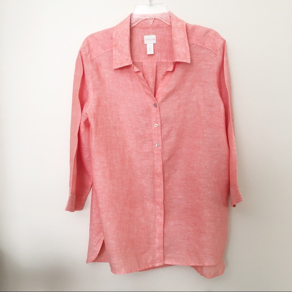 Chico’s size 2 linen blouse